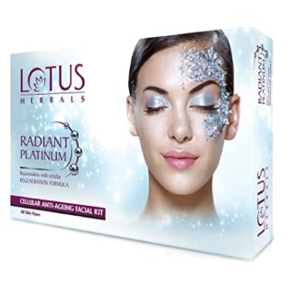 Lotus Herbals Radiant Platinum Facial Kit, 37g